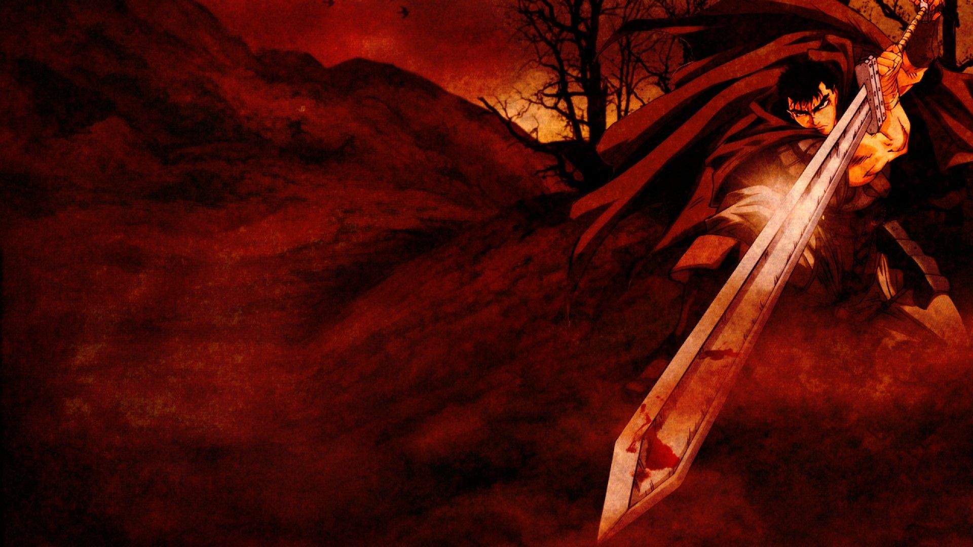 Guts spada Berserk rosso, 1920x1080 1080p, Desktop