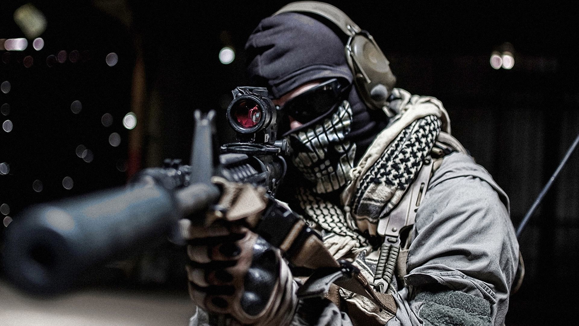 Soldato con fucile mirino Black Ops, 1920x1080 Full HD 1080p, Desktop