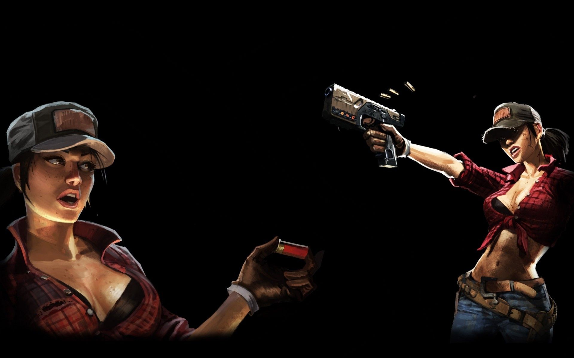 Personaggio femminile con pistola BO2, 1920x1200 Full HD+ WUXGA, Laptop