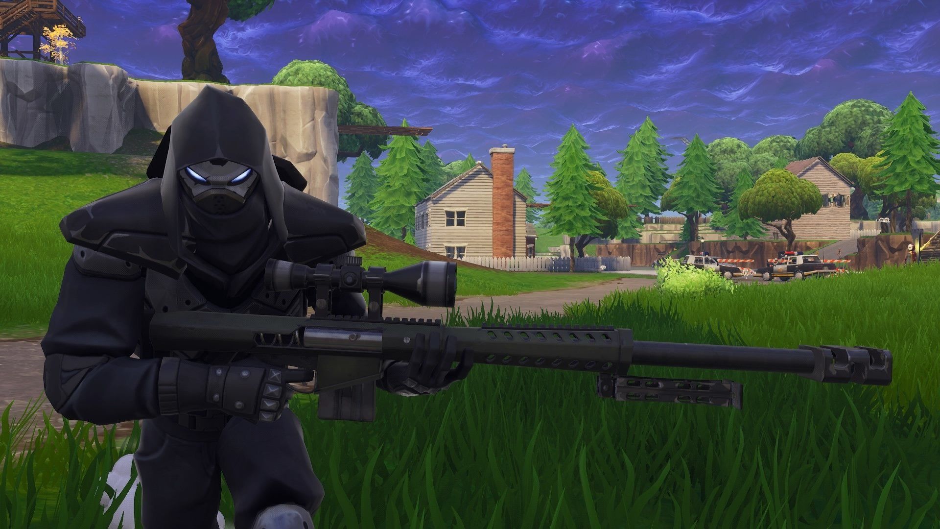 Personaggio Fortnite con cecchino, battle royale, 1920x1080 1080p, Desktop
