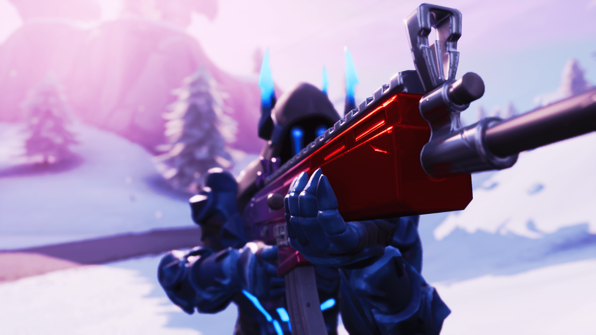 Ice King Fortnite arma neve, skin, 1920x1080 Full HD, Desktop