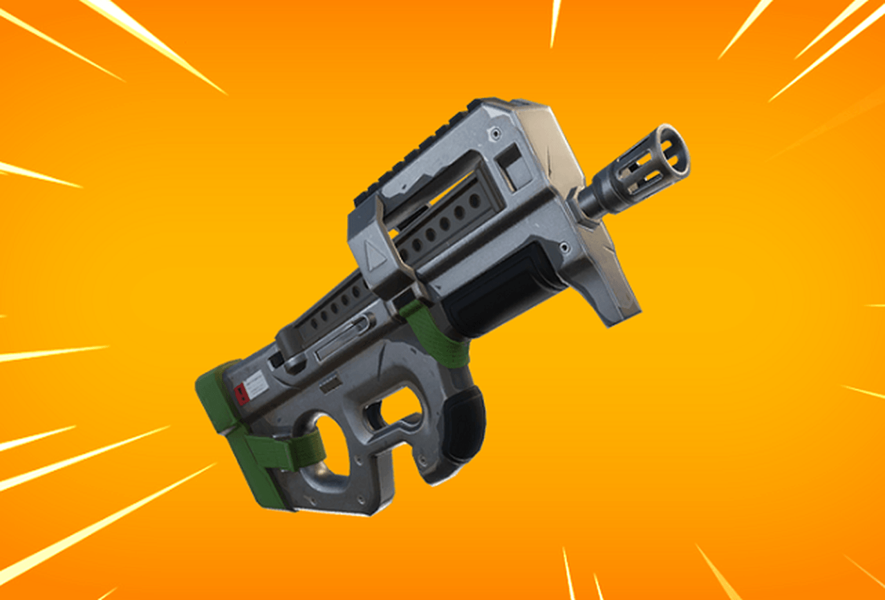 Fucile mimetico Fortnite arancione, 1280x868 HD, Desktop