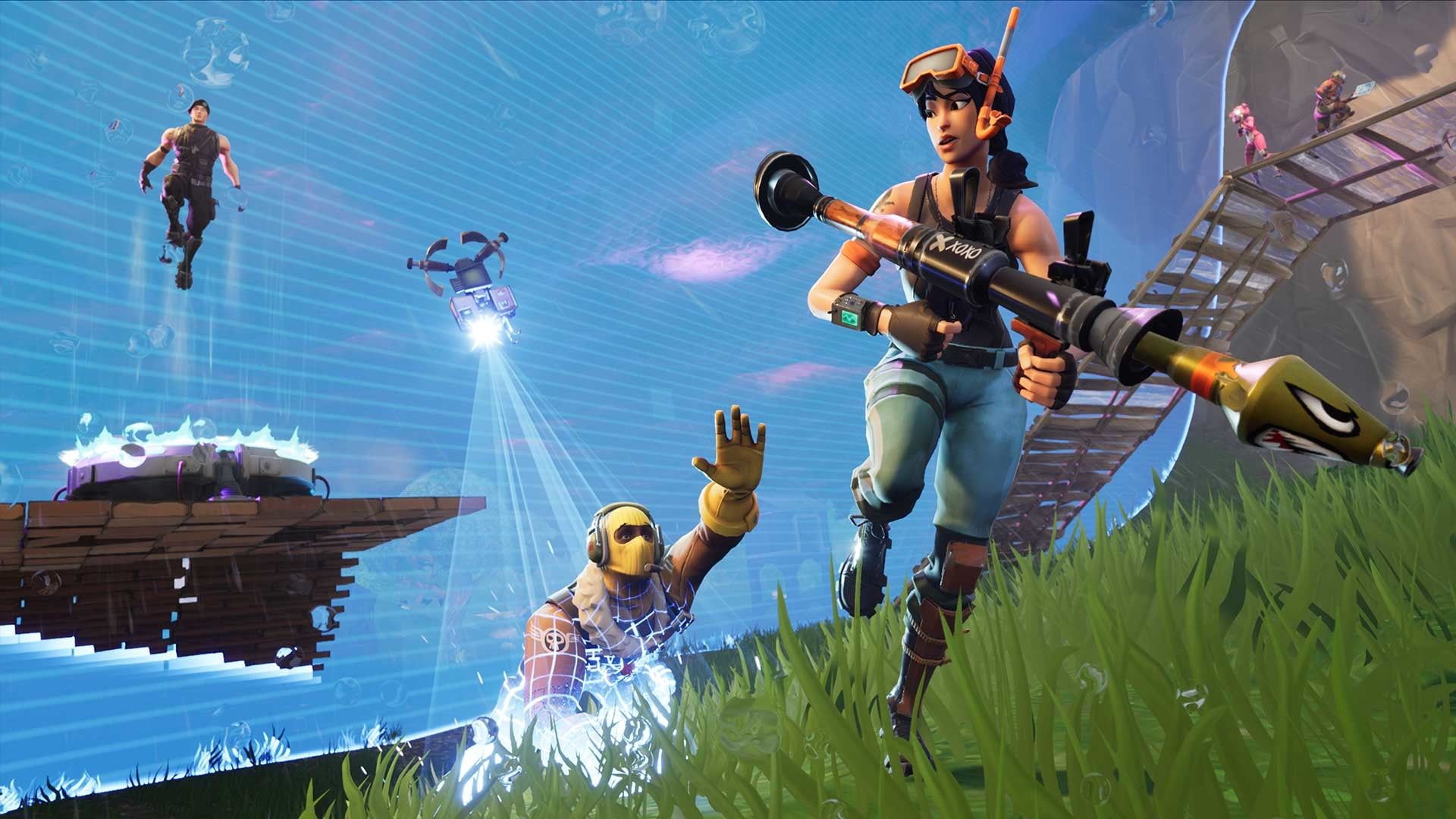 Fucile tattico Fortnite viola, 1920x1080 1080p, PC