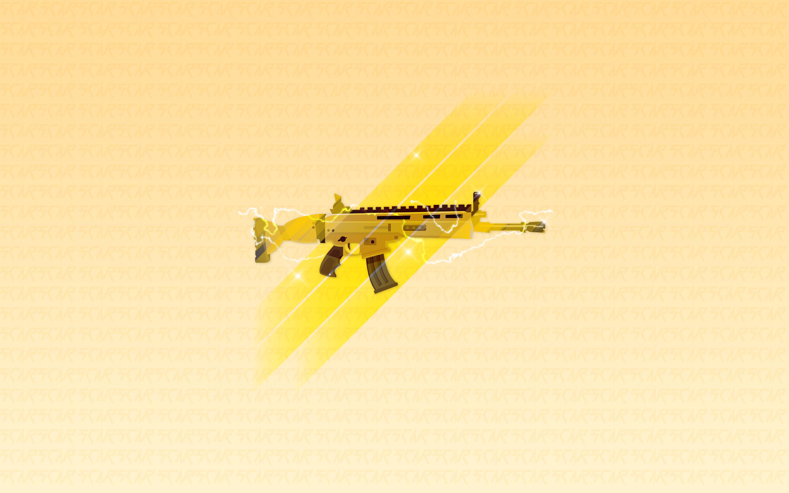 Fucile leggendario dorato Fortnite, 2560x1600 2K, MacBook Pro