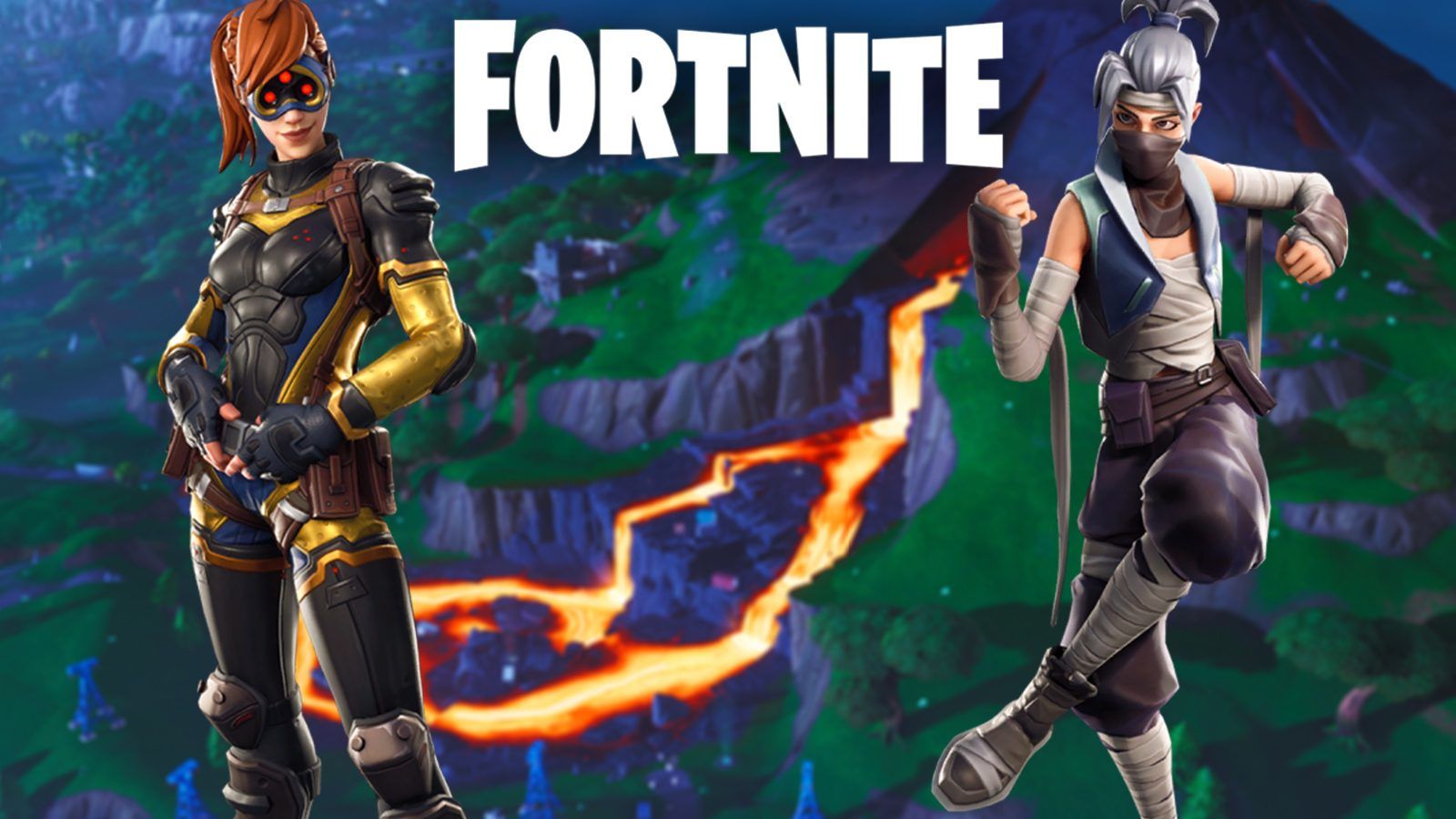 Personaggi vichinghi Fortnite con asce, 1920x1080 1080p, PC