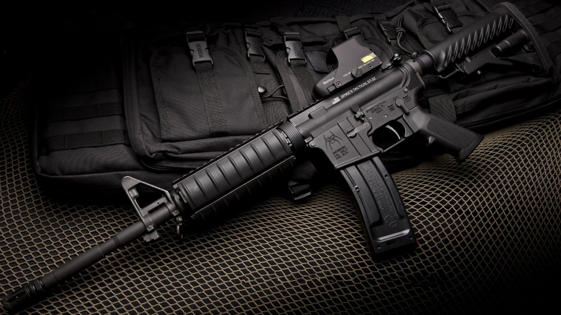 Fucile tattico nero AR-15, 1920x1080 Full HD 1080p, Desktop