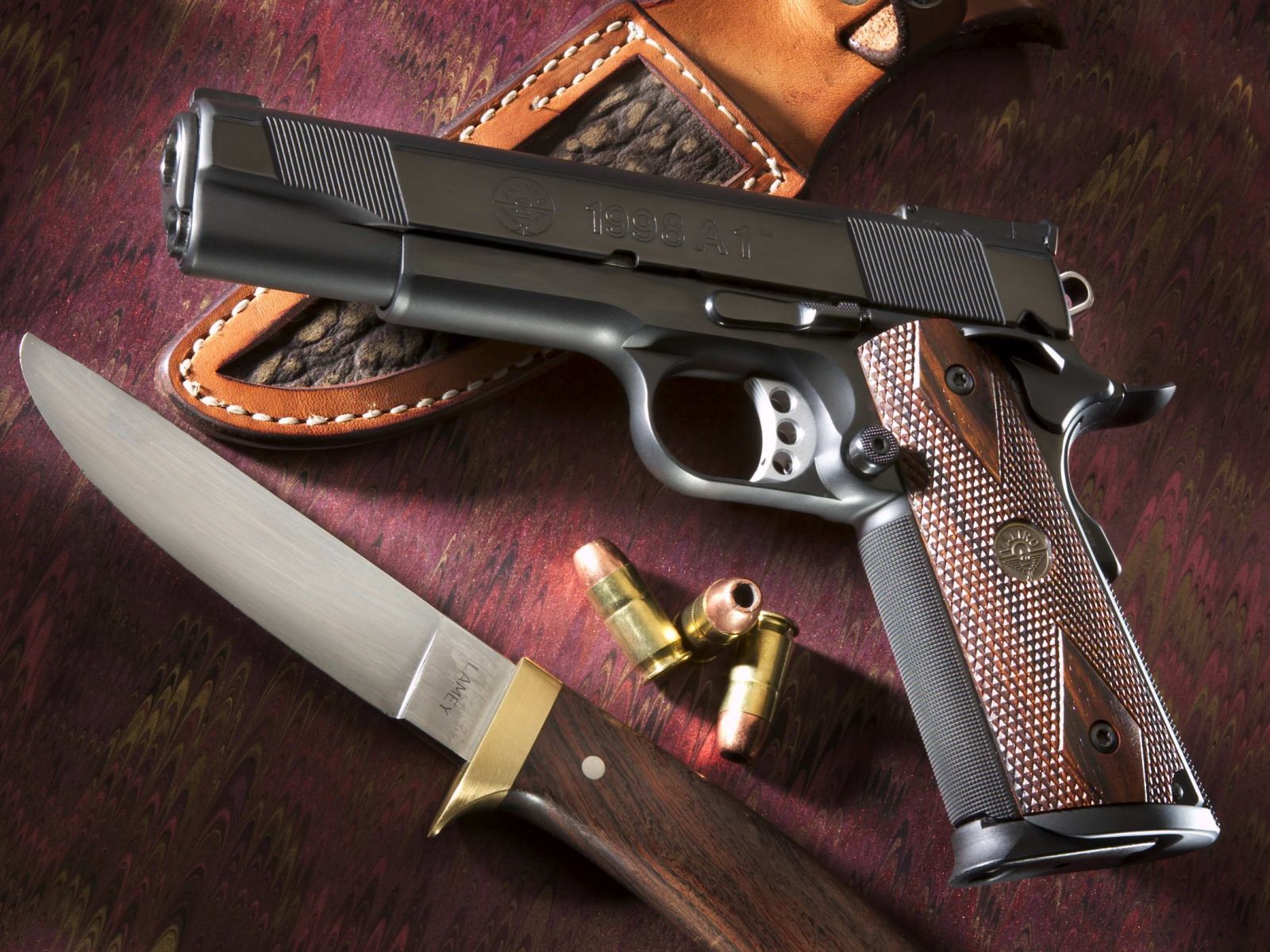 Pistola nera con coltello, 1600x1200 HD, Lenovo Legion