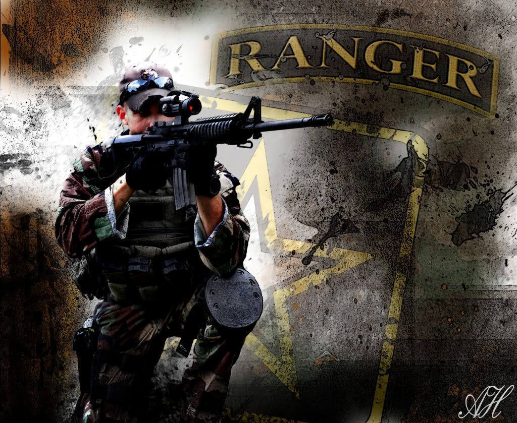 Soldato Army Ranger con fucile, 1024x839 HD, PC