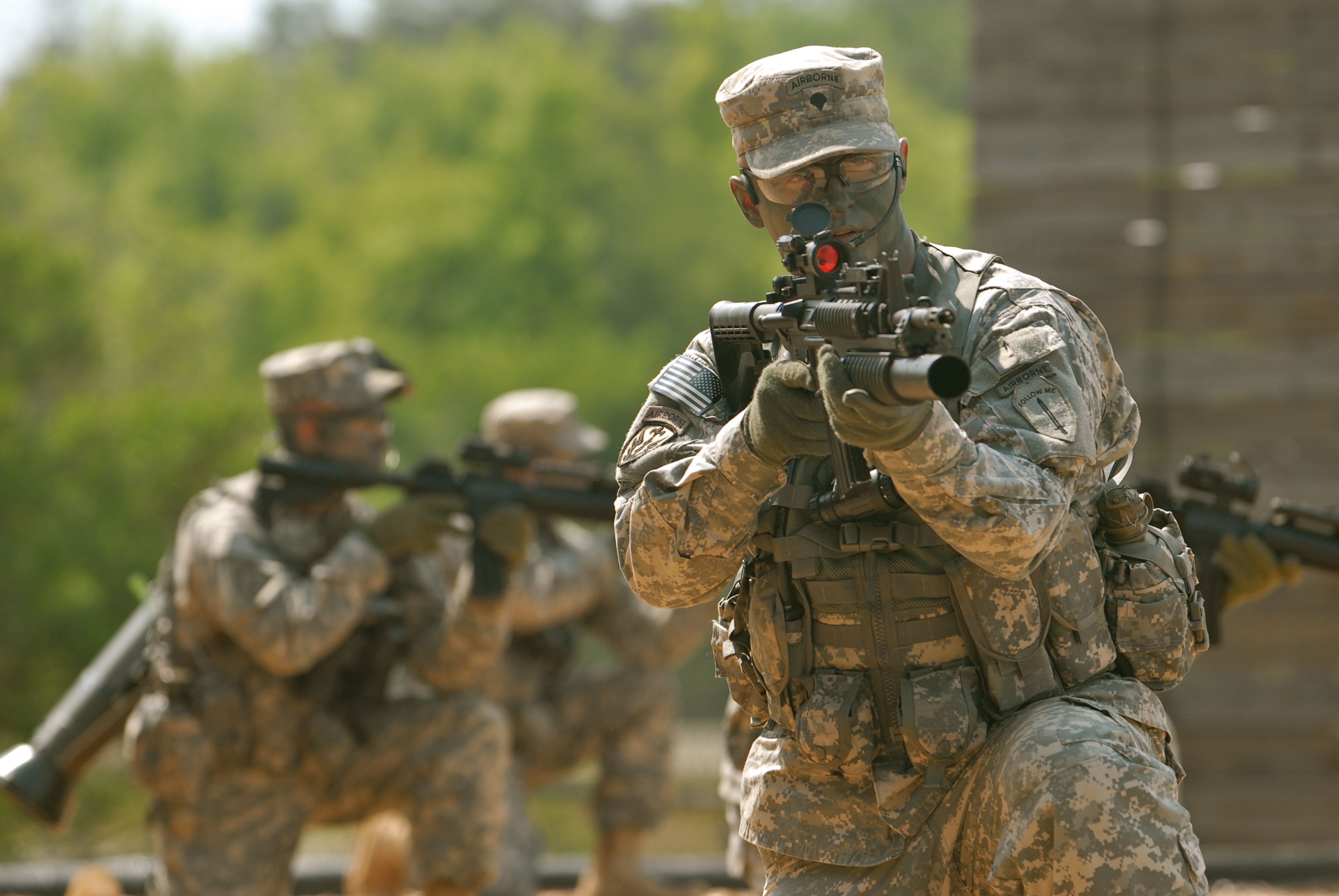 Soldati US Army mimetici armati, 3484x2332 2K+, Monitor Gaming