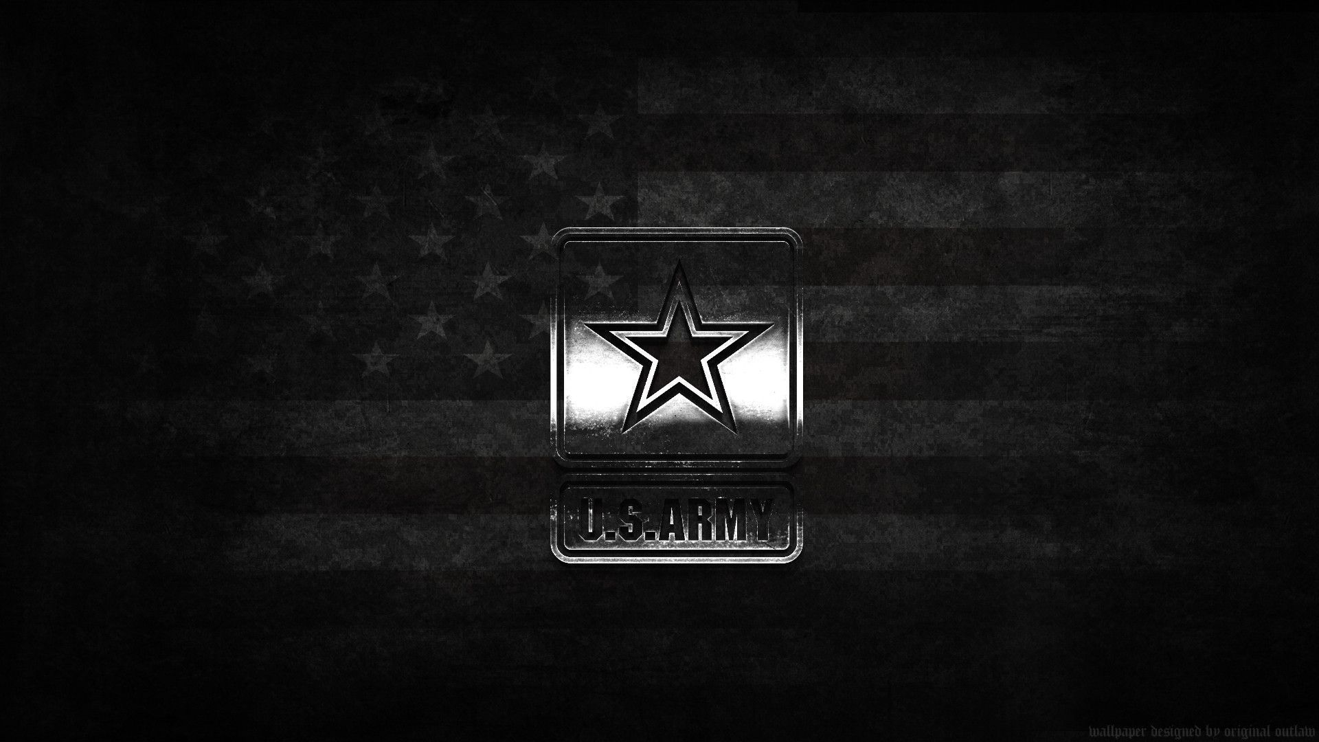 Logo U.S. Army stella metallica, 1920x1080 1080p, PC Desktop