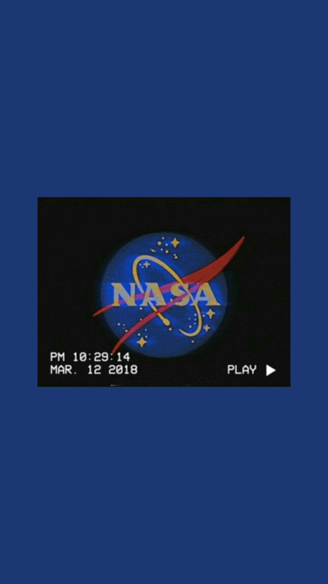 Logo NASA blu rosa, 750x1334 Full HD Verticale, Smartphone