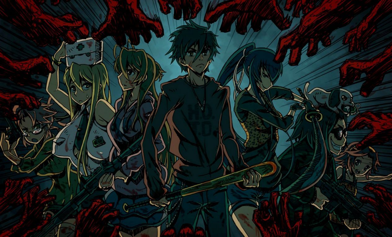 Highschool of the Dead personaggi anime, 1265x765 HD, Lenovo Legion