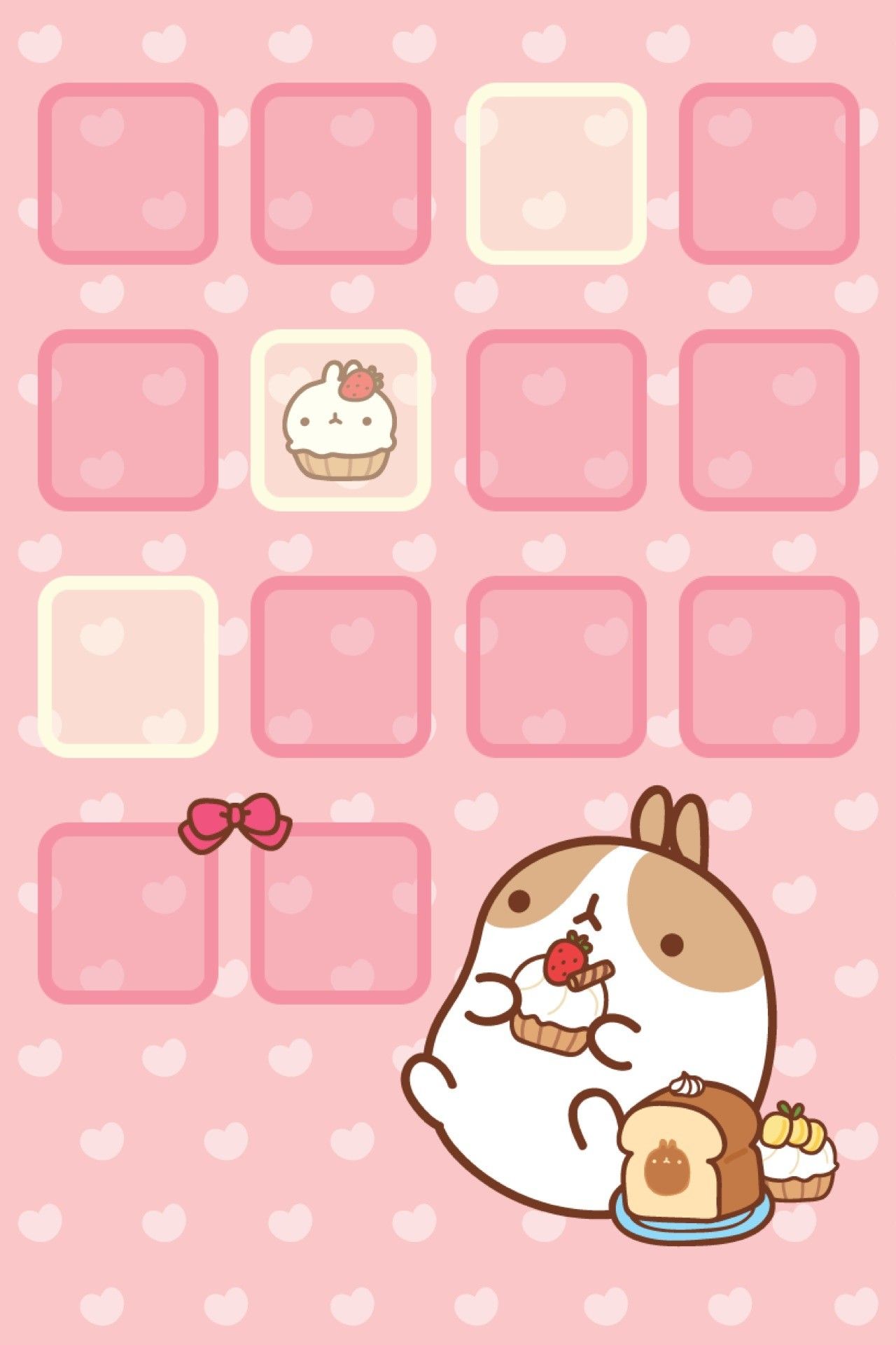 Ragazza cartoon coreana rosa, 1242x2208 Full HD Verticale, iPhone