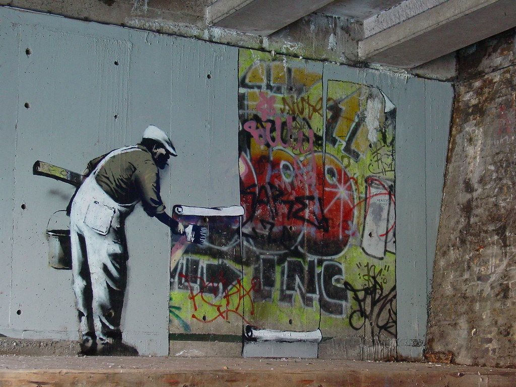 Lanciatore di fiori Banksy, 1920x1200 WUXGA, PC