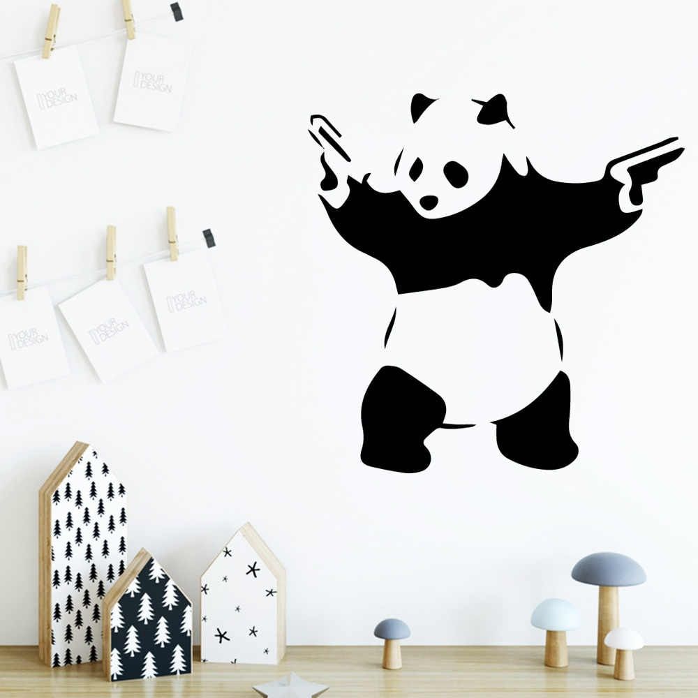 Panda con pistole stile Banksy, 1000x1000 HD, iMac