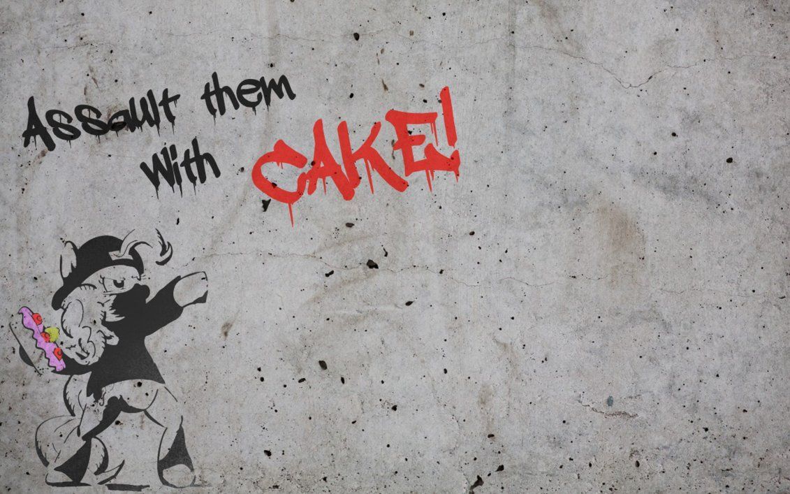Cameriera che spazza muro, Banksy, 1600x1200 HD Ready, Desktop