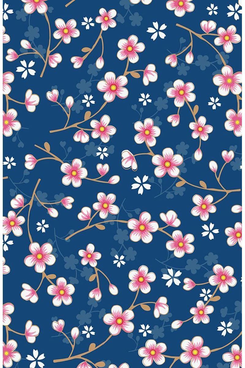 Fiori di ciliegio blu, 800x1200 Verticale, Telefono
