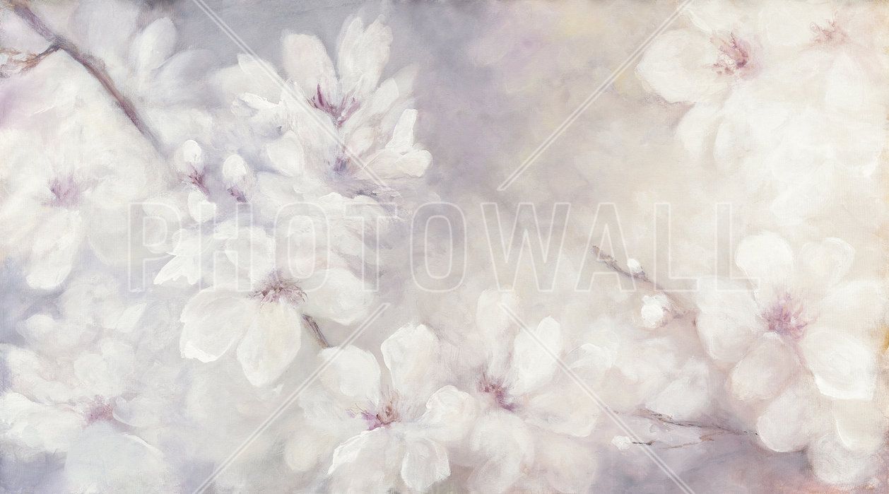 Fiori di ciliegio dipinti pastello, 1258x699 HD, Desktop