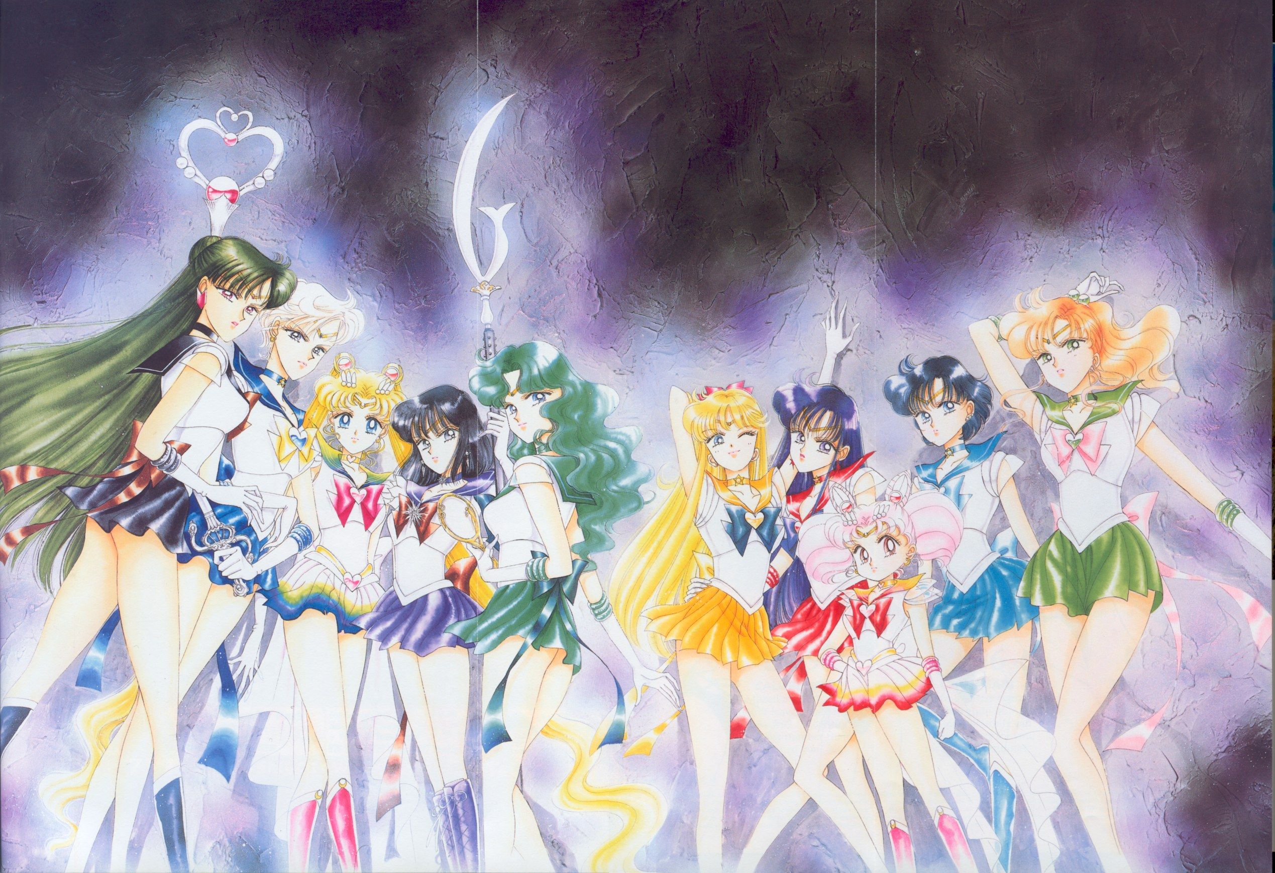 Sailor Moon Scouts gruppo manga, anime magico, 2538x1737 Hi-Res, Desktop