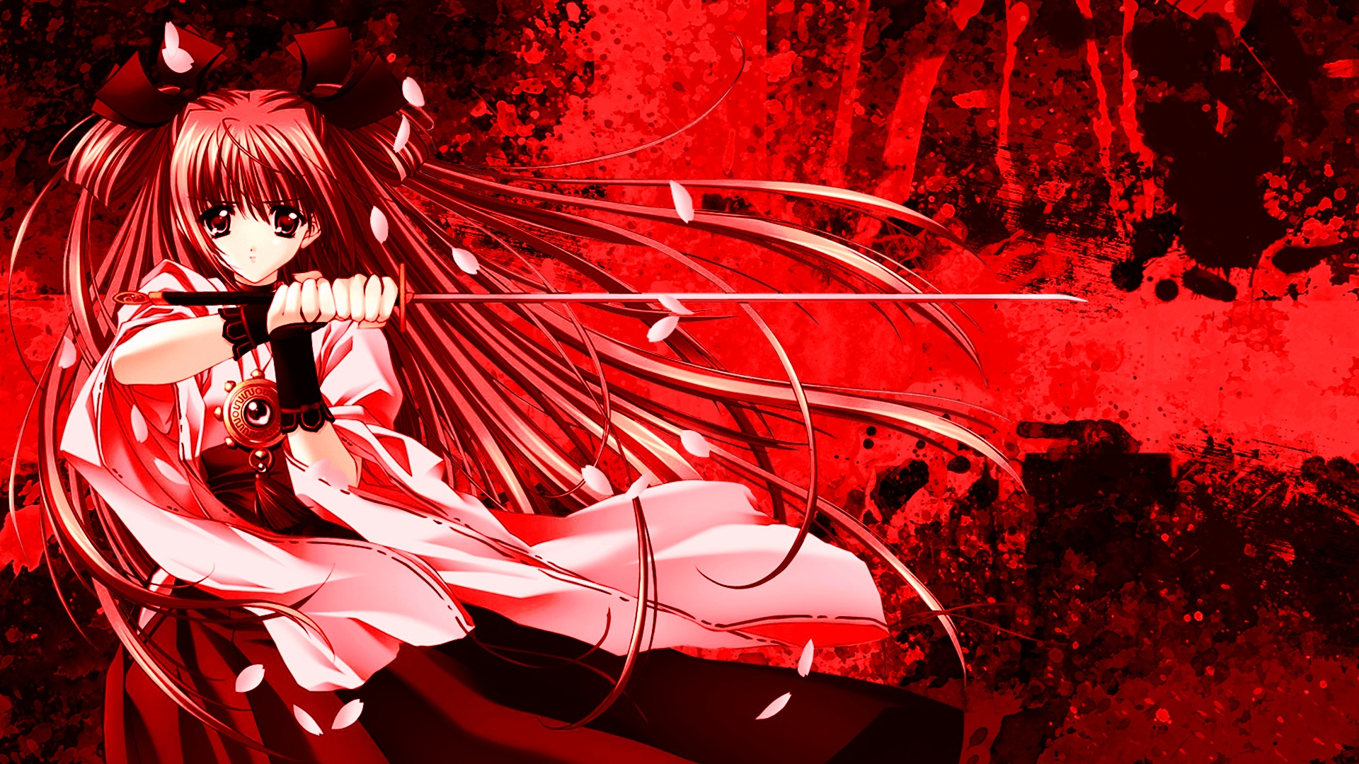Ragazza manga capelli rossi, 1920x1080 Full HD 1080p, Desktop