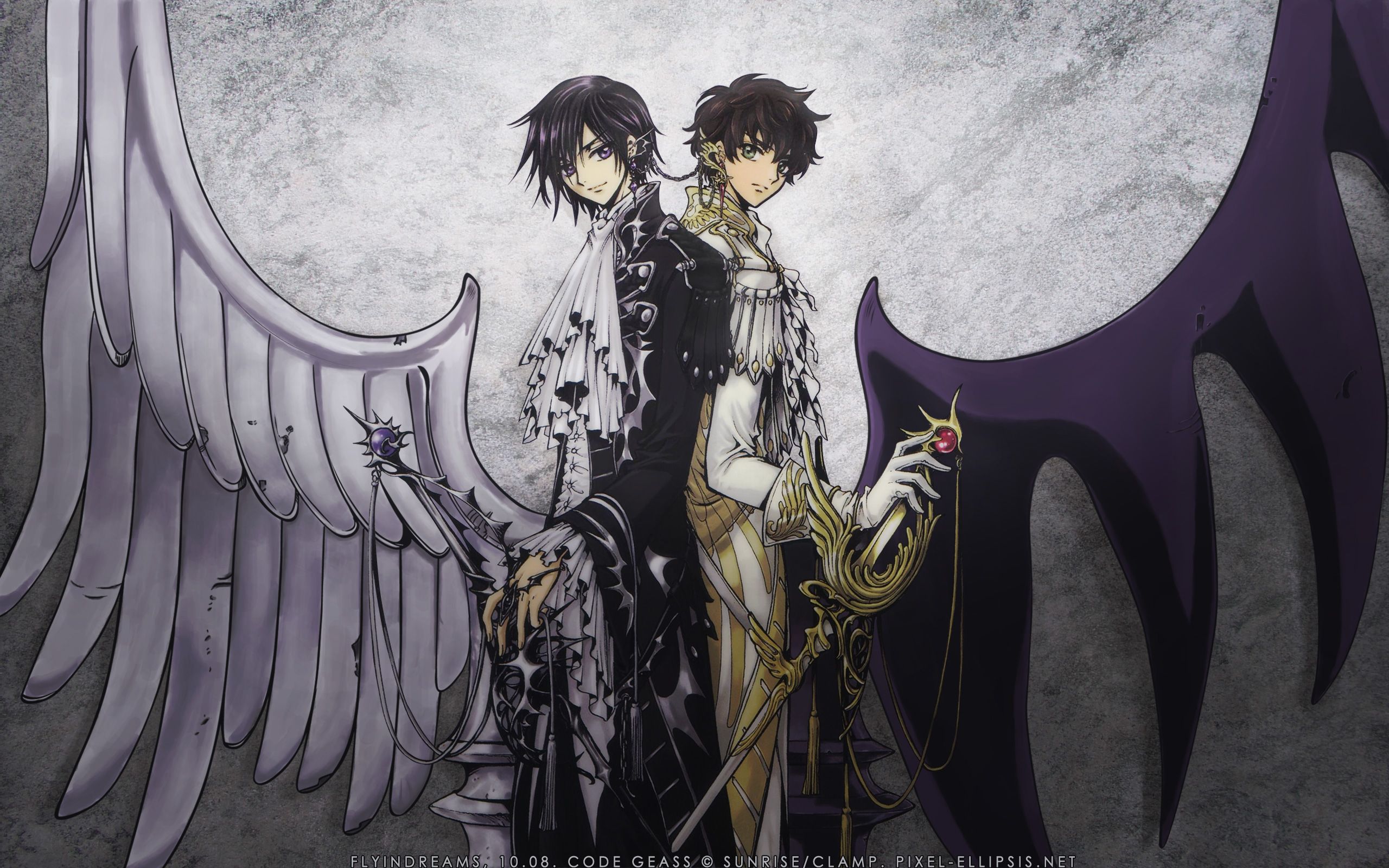 Personaggi Code Geass con ali, 2560x1600 2K+, Desktop