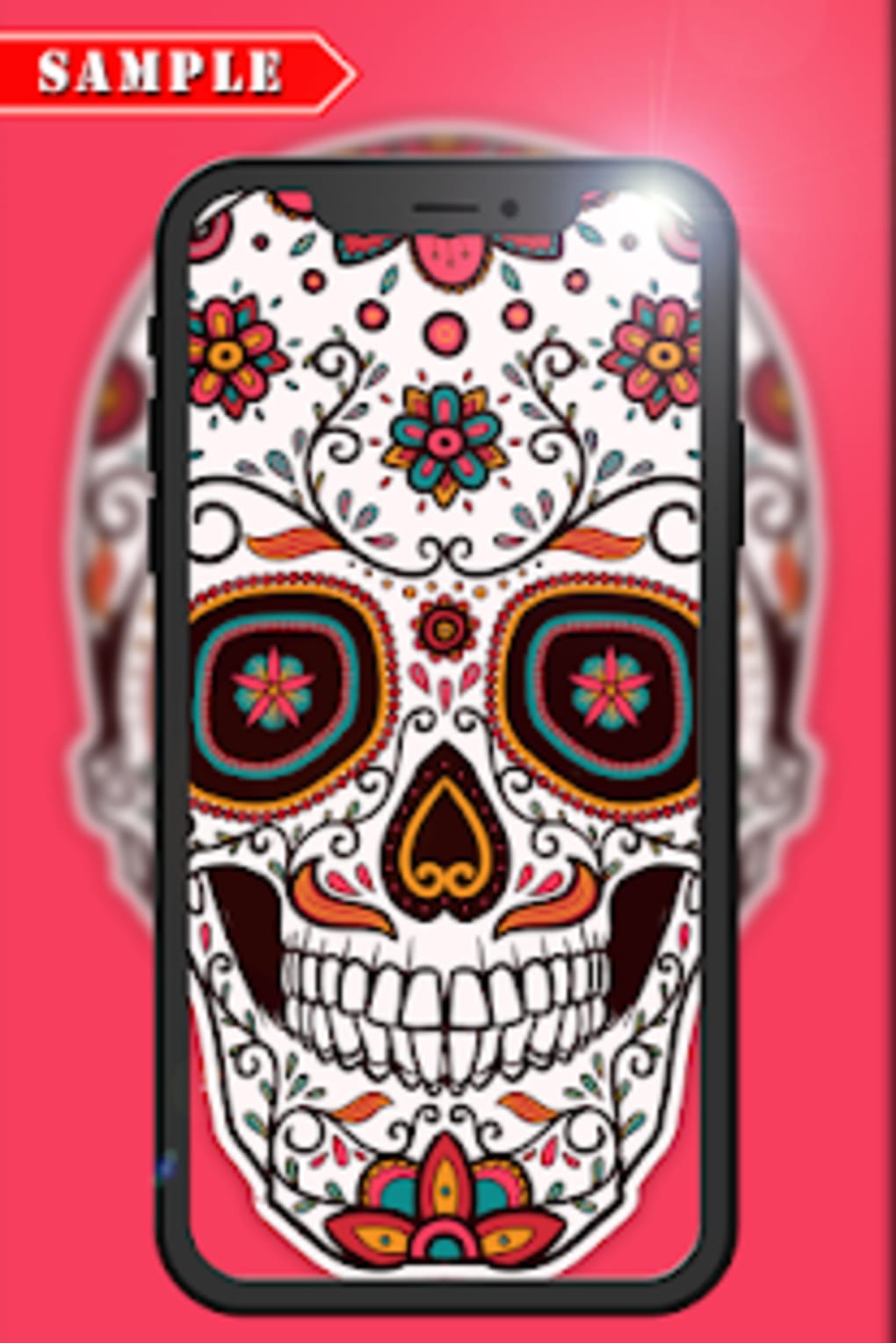 Scheletri Dia de los Muertos con fiori, 1024x768 HD, iMac