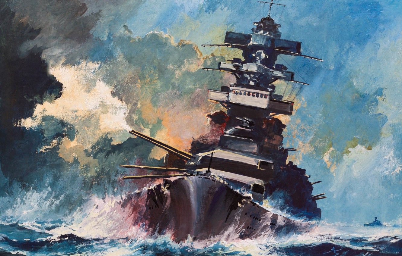 Nave da guerra in tempesta, 1332x850 720p, MacBook Air