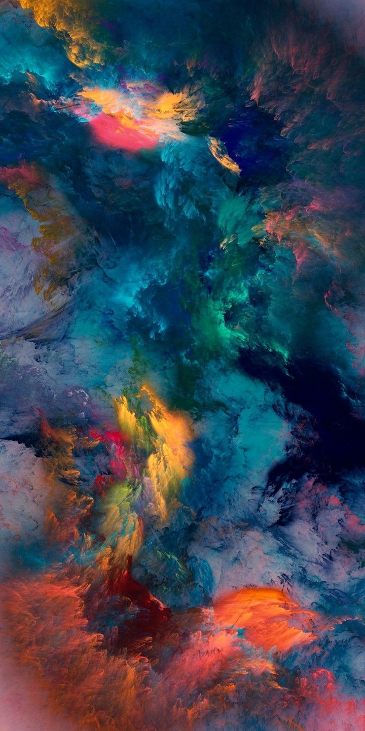 Nebulosa astratta colorata, 720x1440 Verticale, Mobile