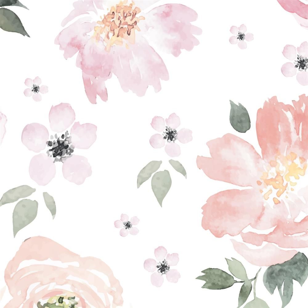 Fiori acquerello rosa pastello, 1000x1000 HD, PC