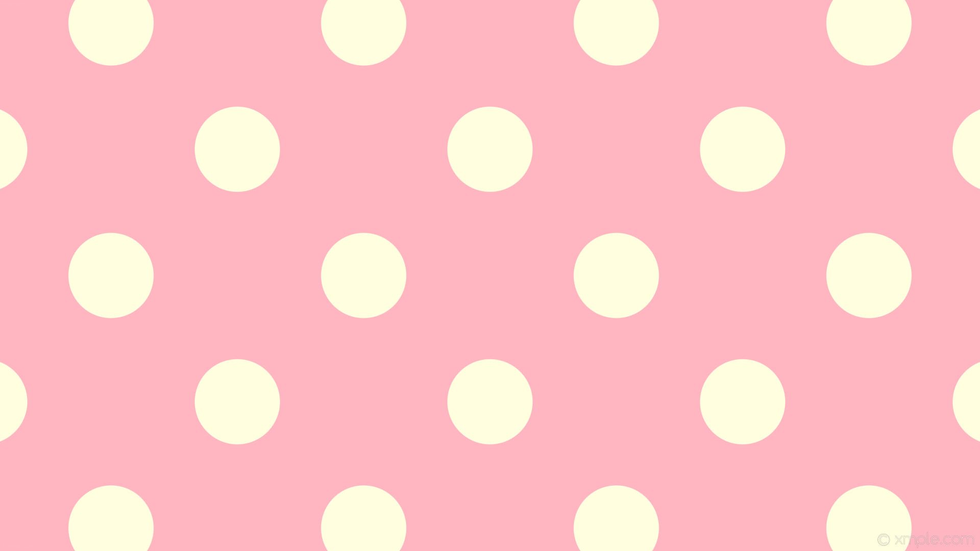 Pois bianchi su rosa, 1920x1080 Full HD, Desktop
