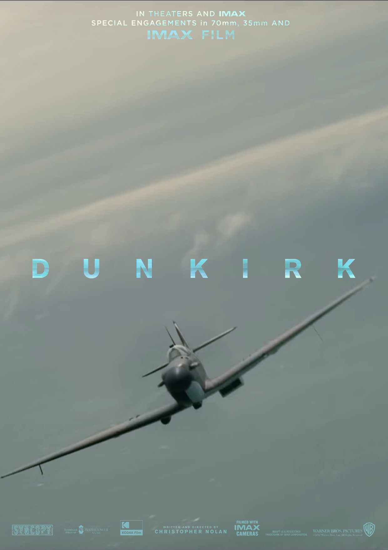 Poster Dunkirk aereo Spitfire, 1240x1754 Full HD Verticale, Smartphone
