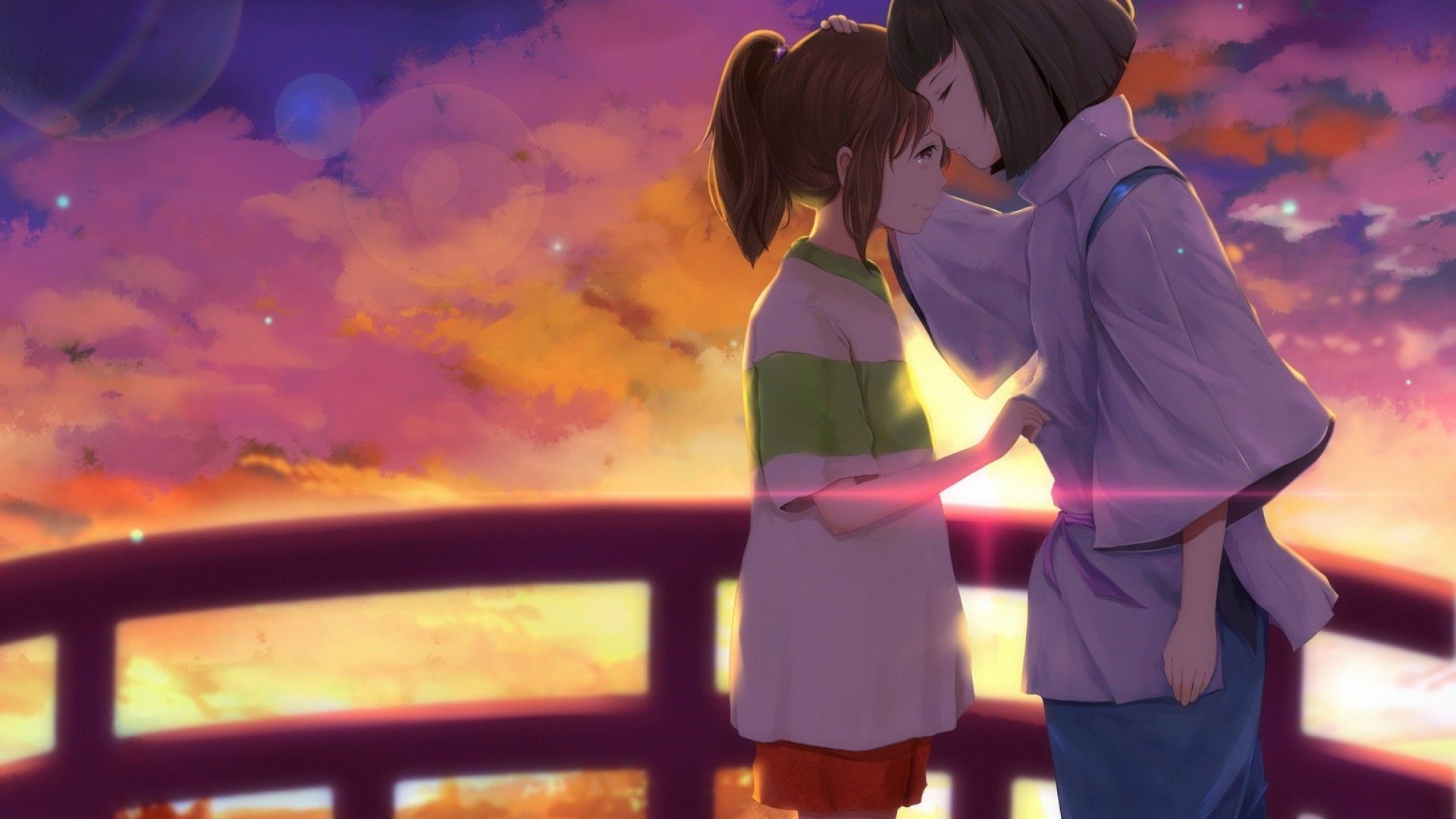 Chihiro e Haku, La città incantata, 1920x1080 1080p, PC