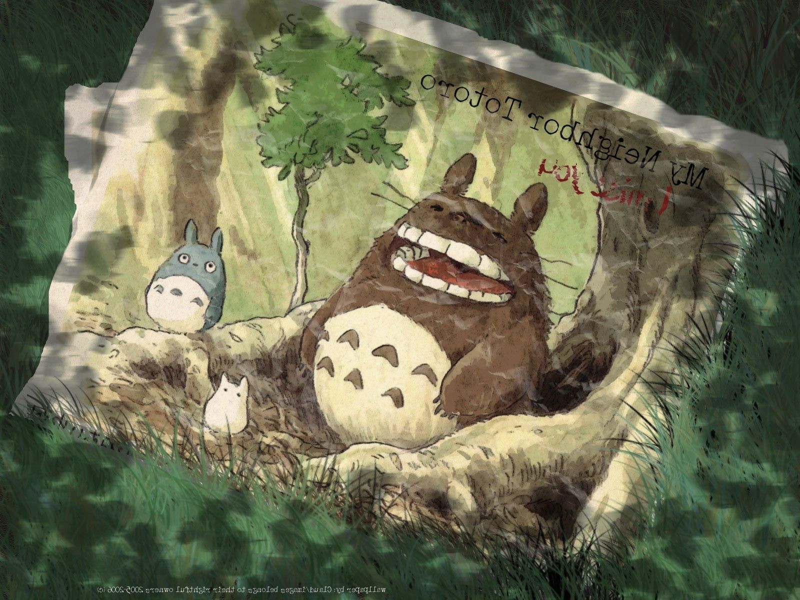 Totoro nella foresta, Studio Ghibli, 1600x1200 HD, Desktop