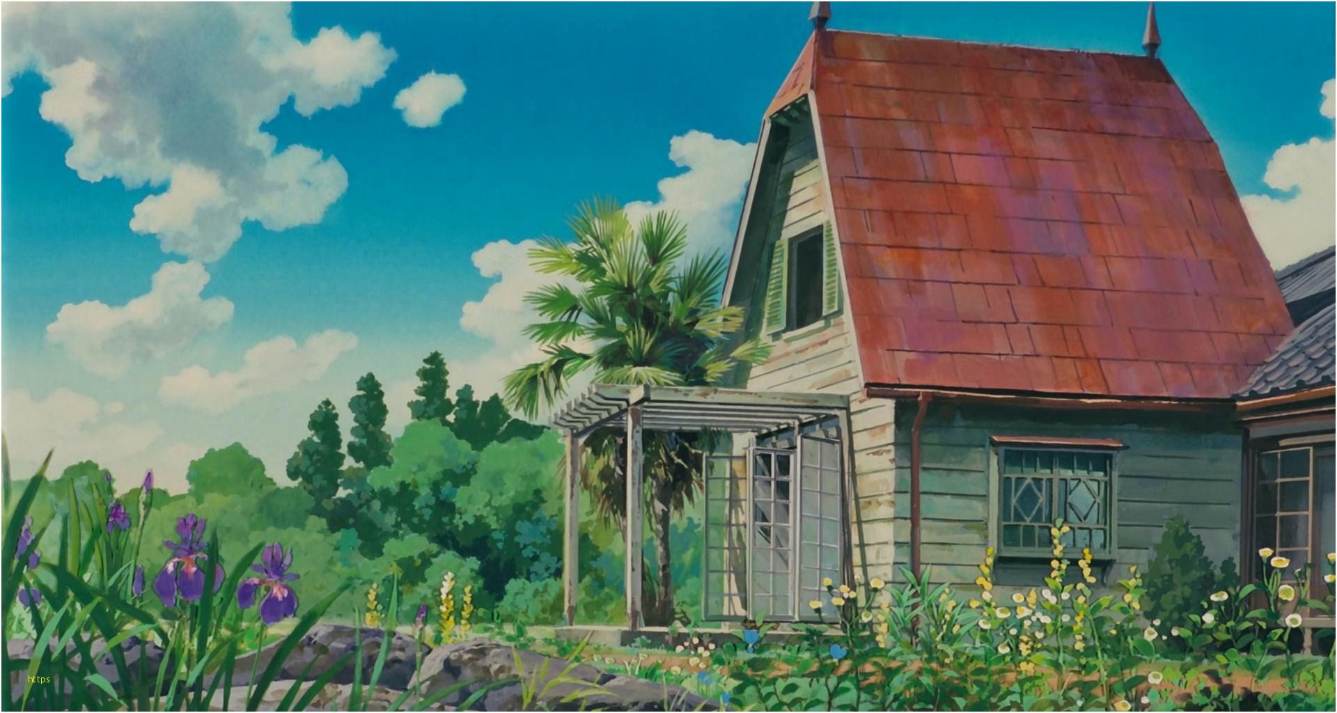 Casa rurale stile Ghibli, 1920x1024 1080p, PC Desktop
