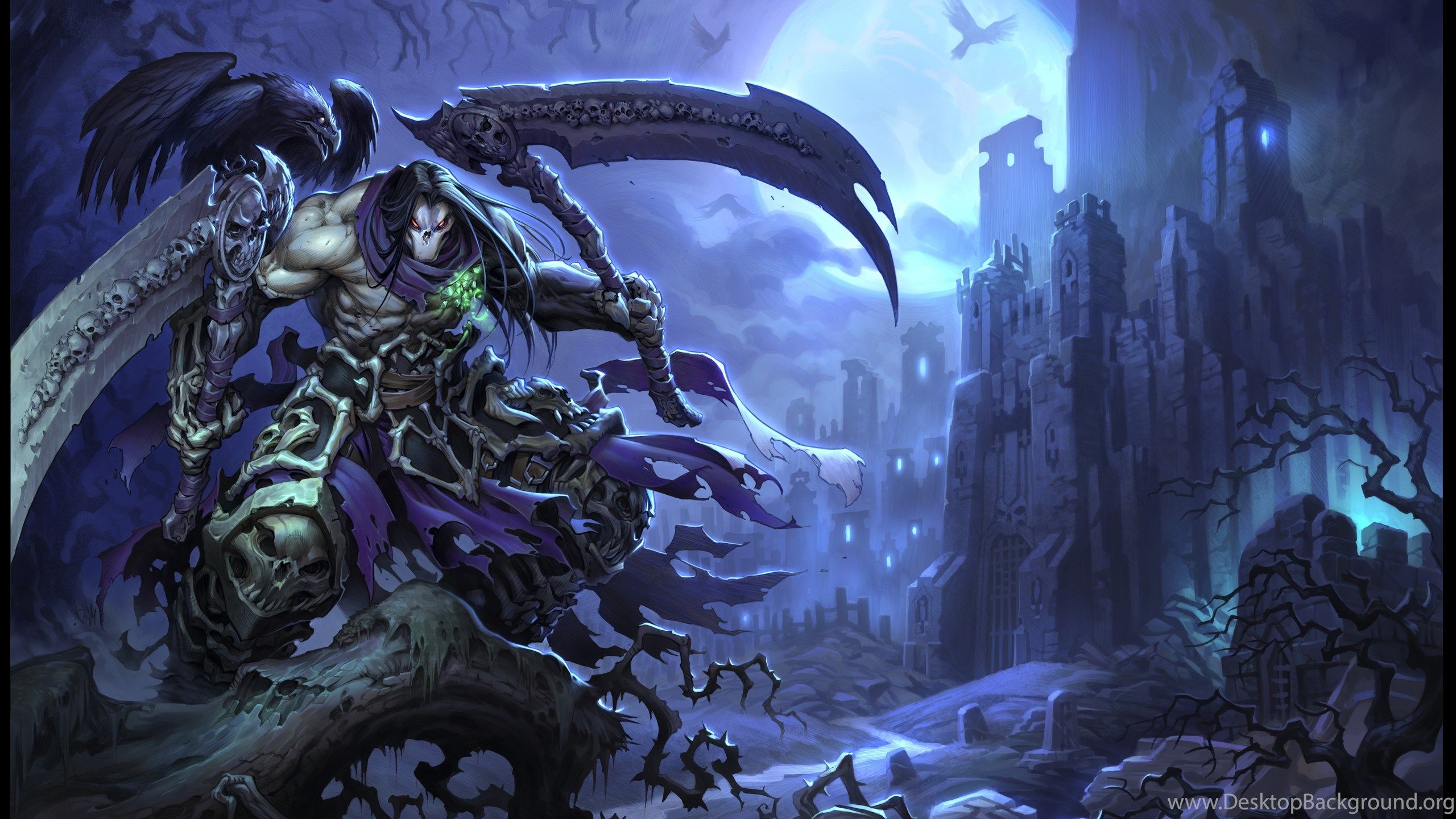 Darksiders Morte con falce, 2560x1440 QHD, Laptop