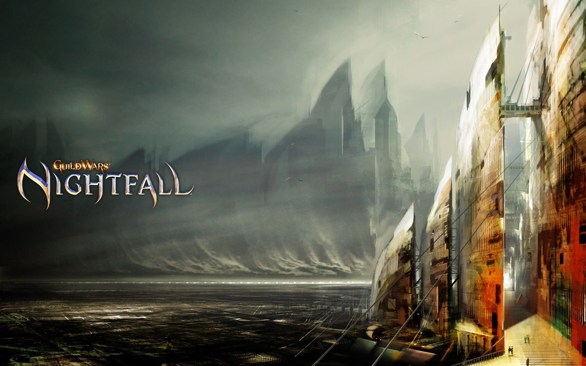 Guild Wars Nightfall paesaggio, 1920x1200 Full HD+, PC