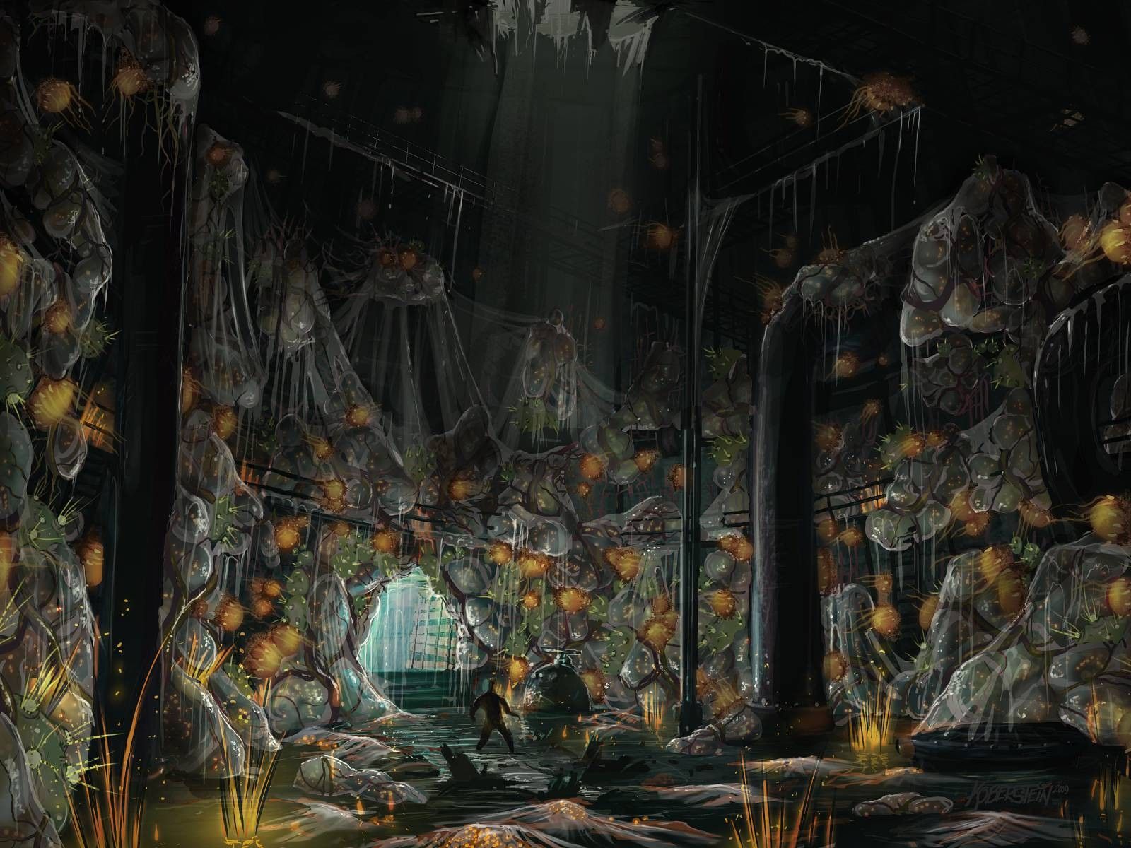 Grotta oscura Singularity, 1600x1200 900p, Laptop