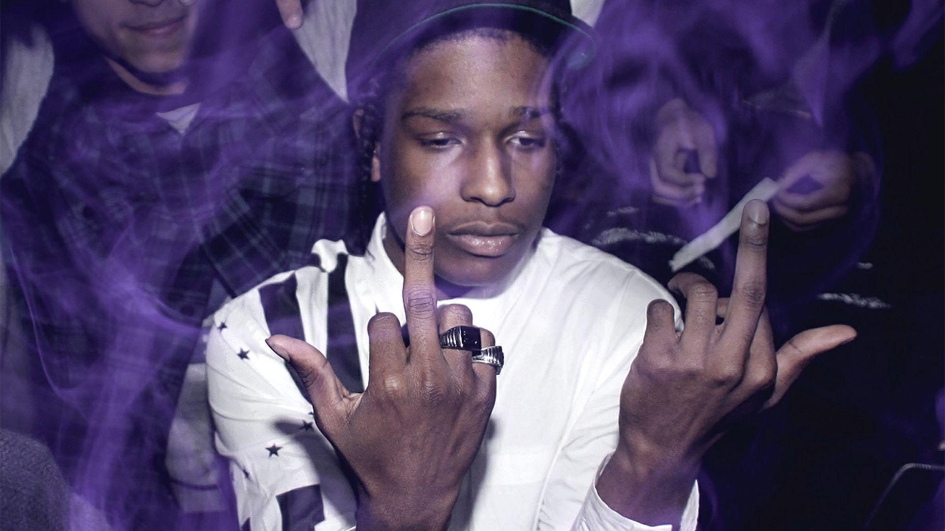 ASAP Rocky fumo viola, 1920x1080 Full HD 1080p, PC Desktop