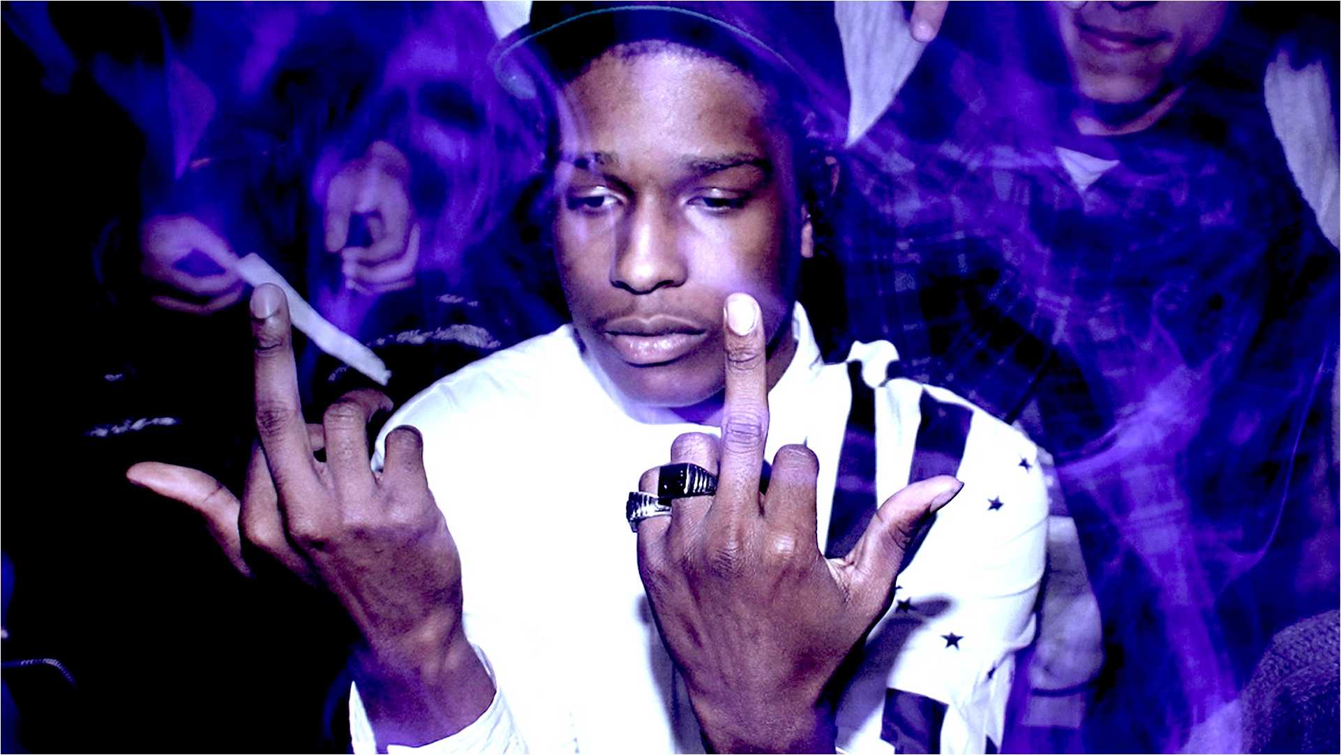 ASAP Rocky luce viola, 1922x1082 Full HD, PC