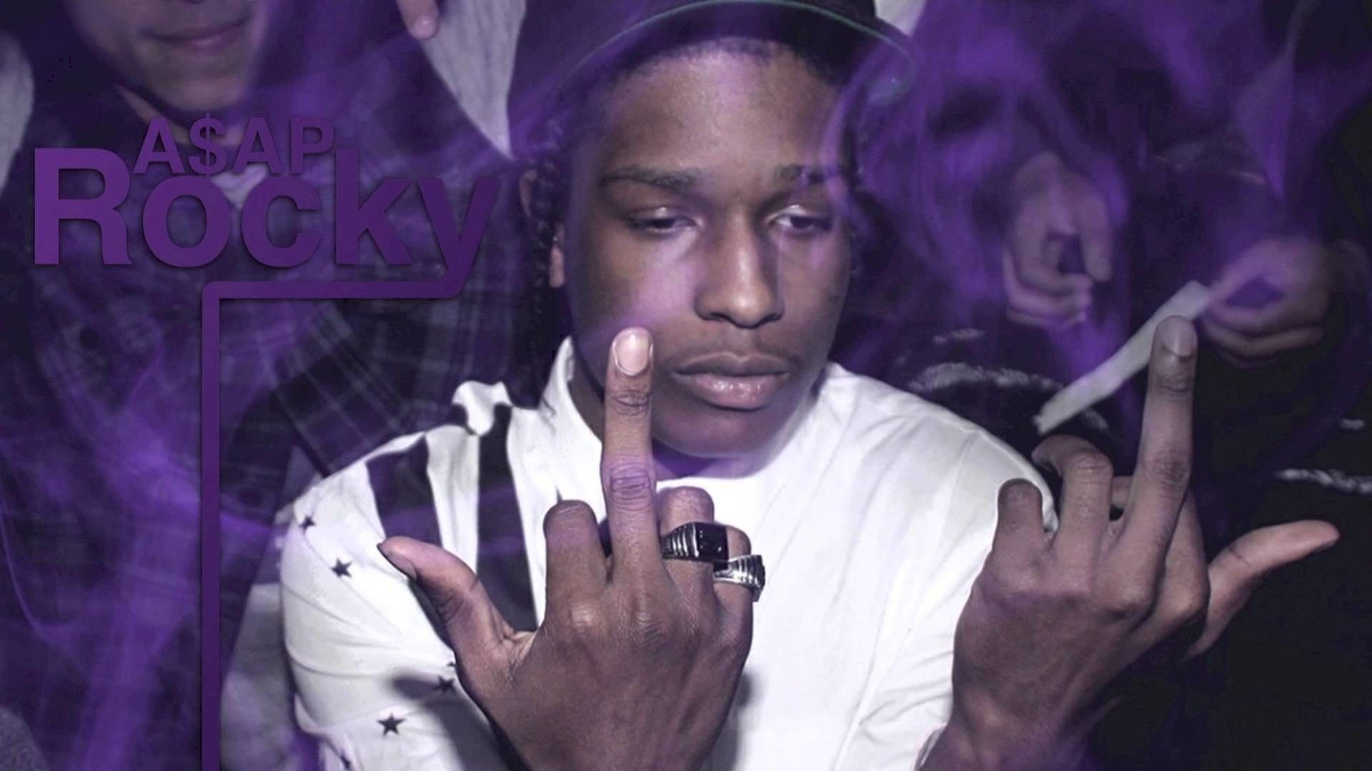 ASAP Rocky fumo viola, 1920x1080 1080p, Monitor Gaming