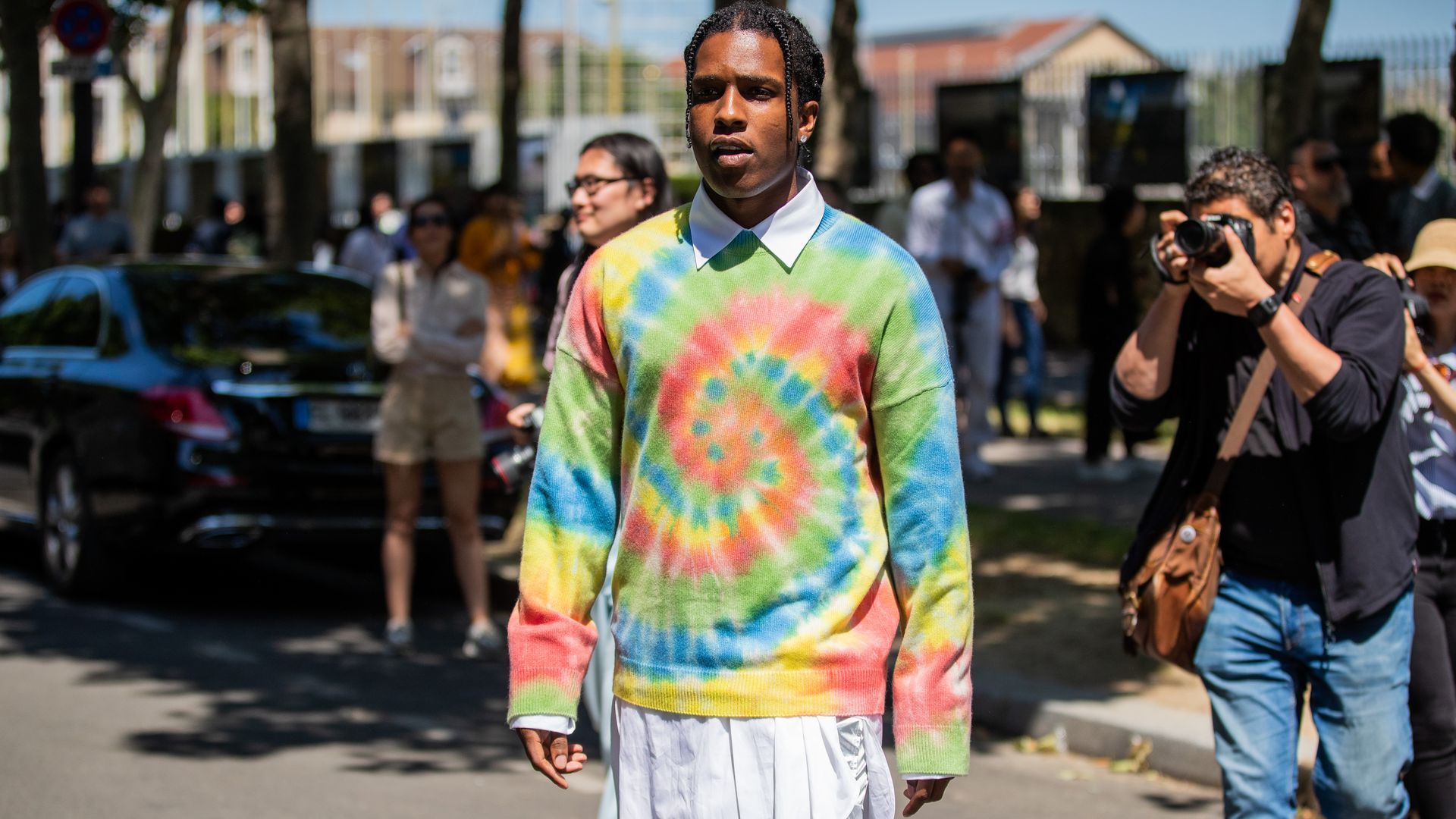 ASAP Rocky felpa tie-dye, 1920x1080 Full HD 1080p, Desktop