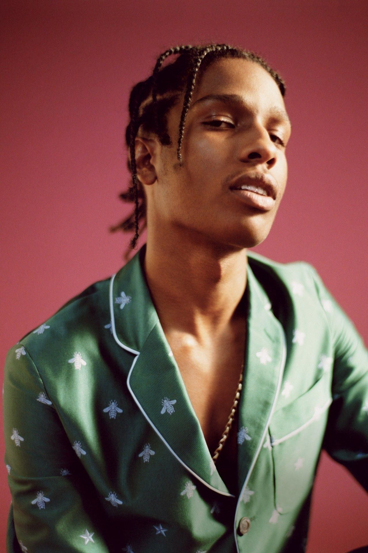ASAP Rocky giacca verde, 1280x1920 Full HD Verticale, Samsung Galaxy