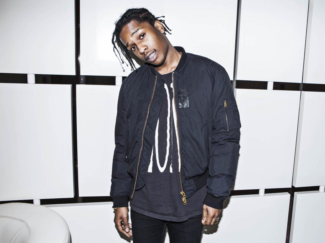 ASAP Rocky giacca bomber nera, 1080x810 HD, Desktop