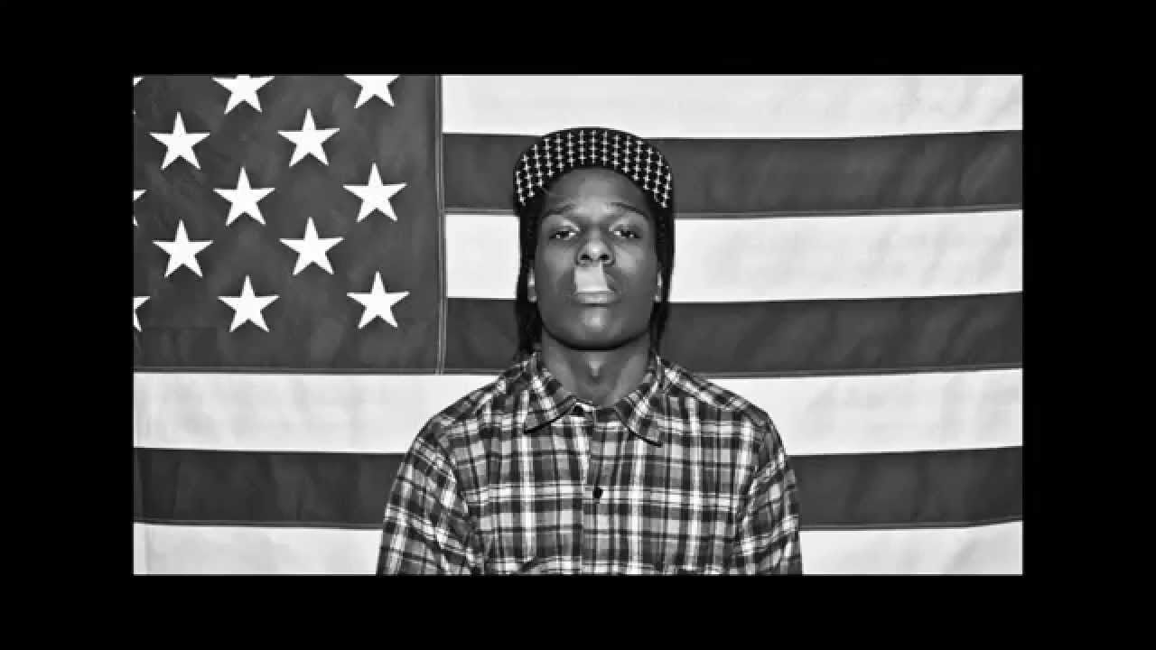 ASAP Rocky bandiera americana bianco nero, 1280x720 720p, Laptop