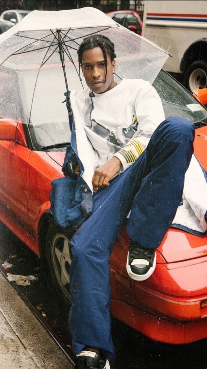 ASAP Rocky auto rossa, 719x1280 Verticale, Mobile