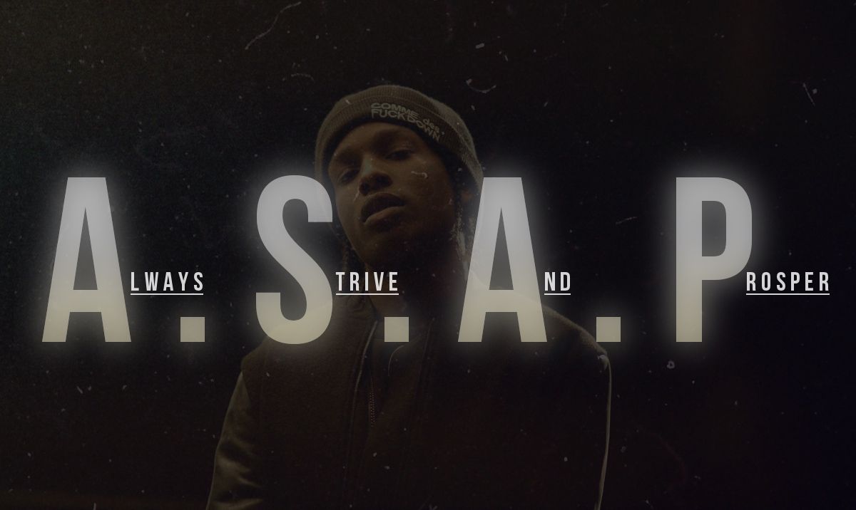 ASAP Rocky silhouette bianco nero, 1332x850 HD, PC Desktop