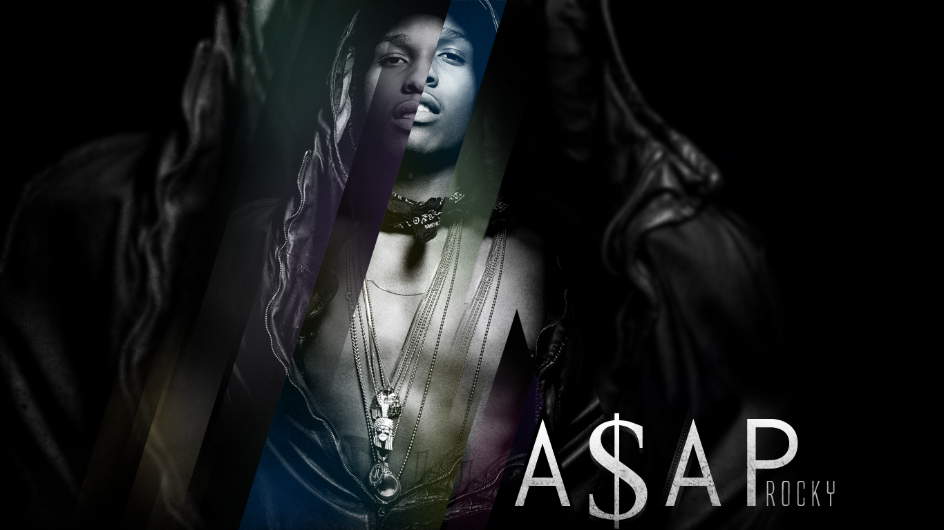 ASAP Rocky in studio, bianco e nero, 1280x848 720p, Monitor Gaming