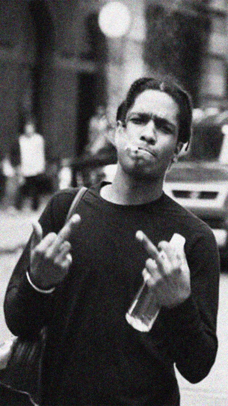ASAP Rocky in bianco e nero, 1280x720 720p, PC