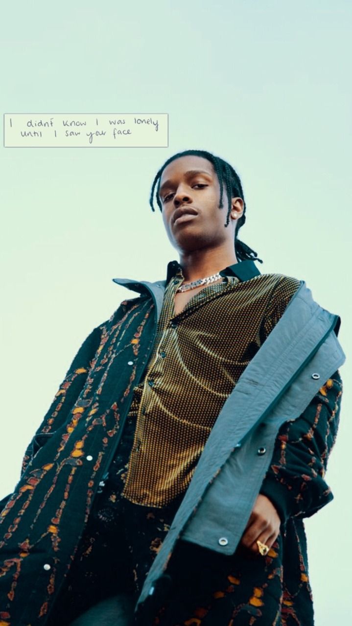 ASAP Rocky con giacca stampata, 719x1280 Full HD Verticale, Smartphone
