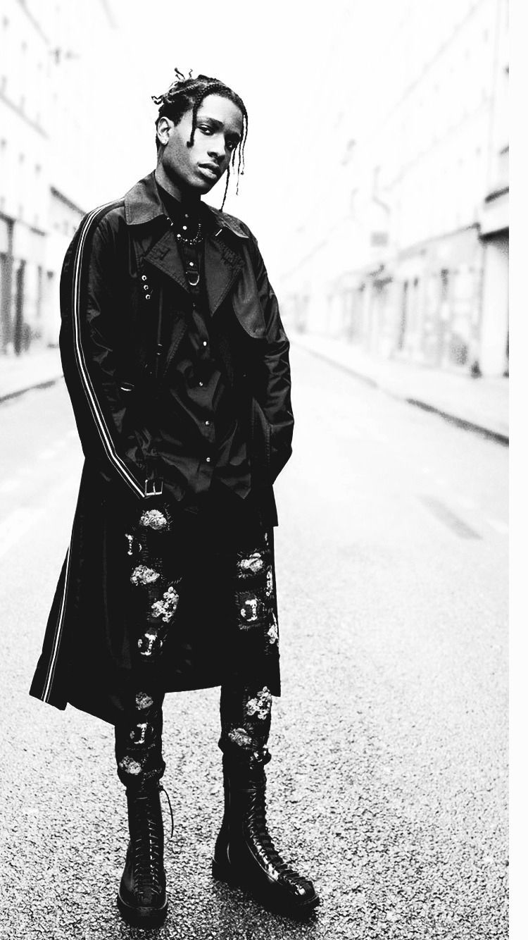 ASAP Rocky bianco e nero, 750x1334 Verticale, iPhone